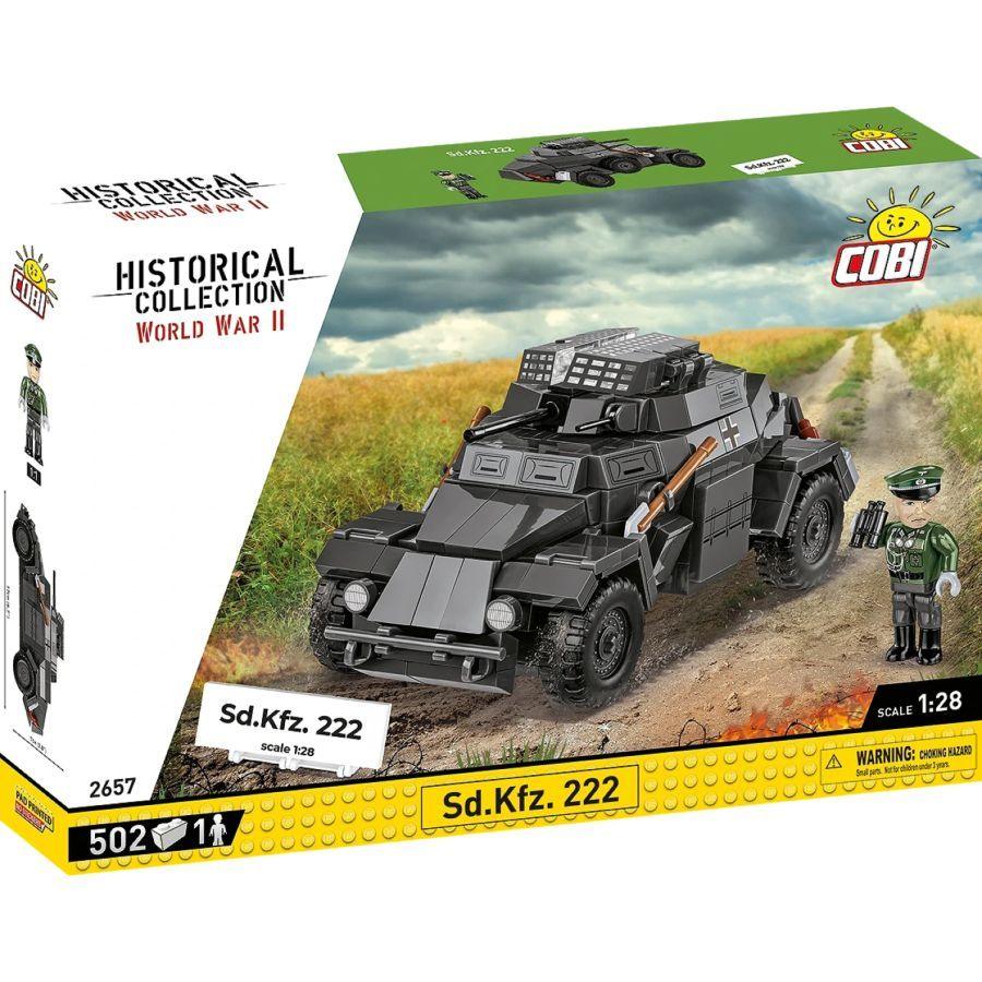 World War 2 - Sd.Kfz. 222 Brick Kit (502 Pieces)