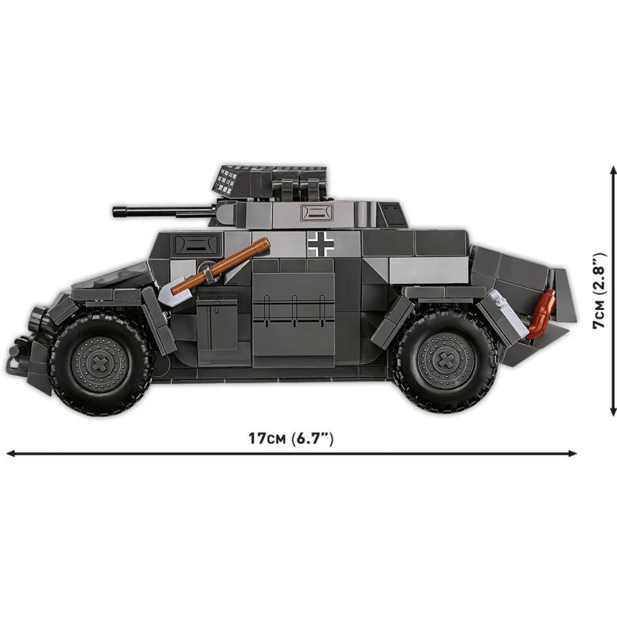 World War 2 - Sd.Kfz. 222 Brick Kit (502 Pieces)