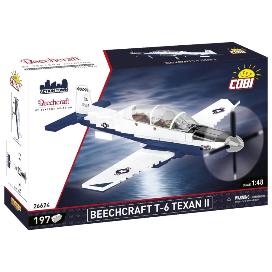Action Town - Beechcraft T-6 Texan II Brick Kit (192 Pieces)
