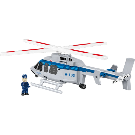 Action Town - Bell 407 Policja 1:48 scale Brick Kit (217 Pieces)