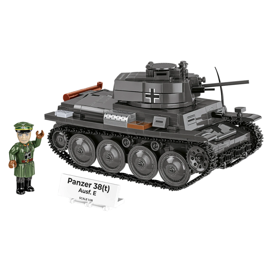 World War 2 - Panzer 38(T)/(CKD) LT VZ Brick Kit (690 Pieces)