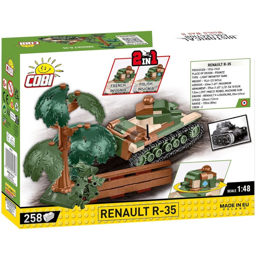 WW2 - Renault R-35 (258 Pcs)