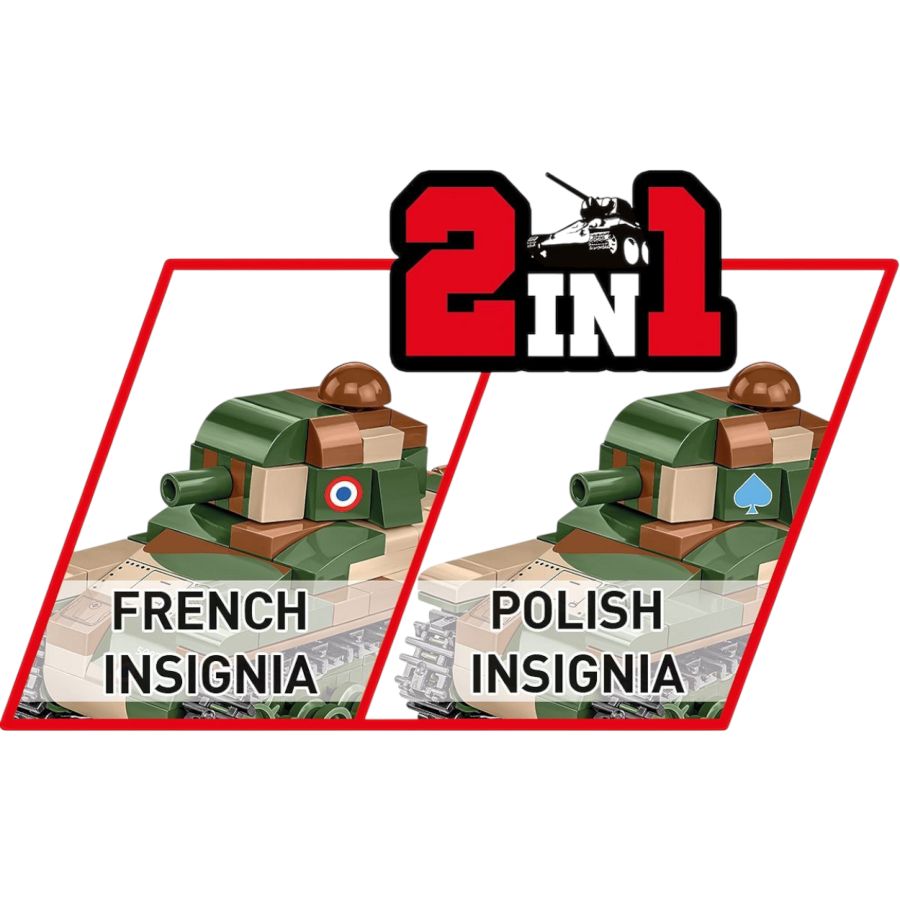 WW2 - Renault R-35 (258 Pcs)