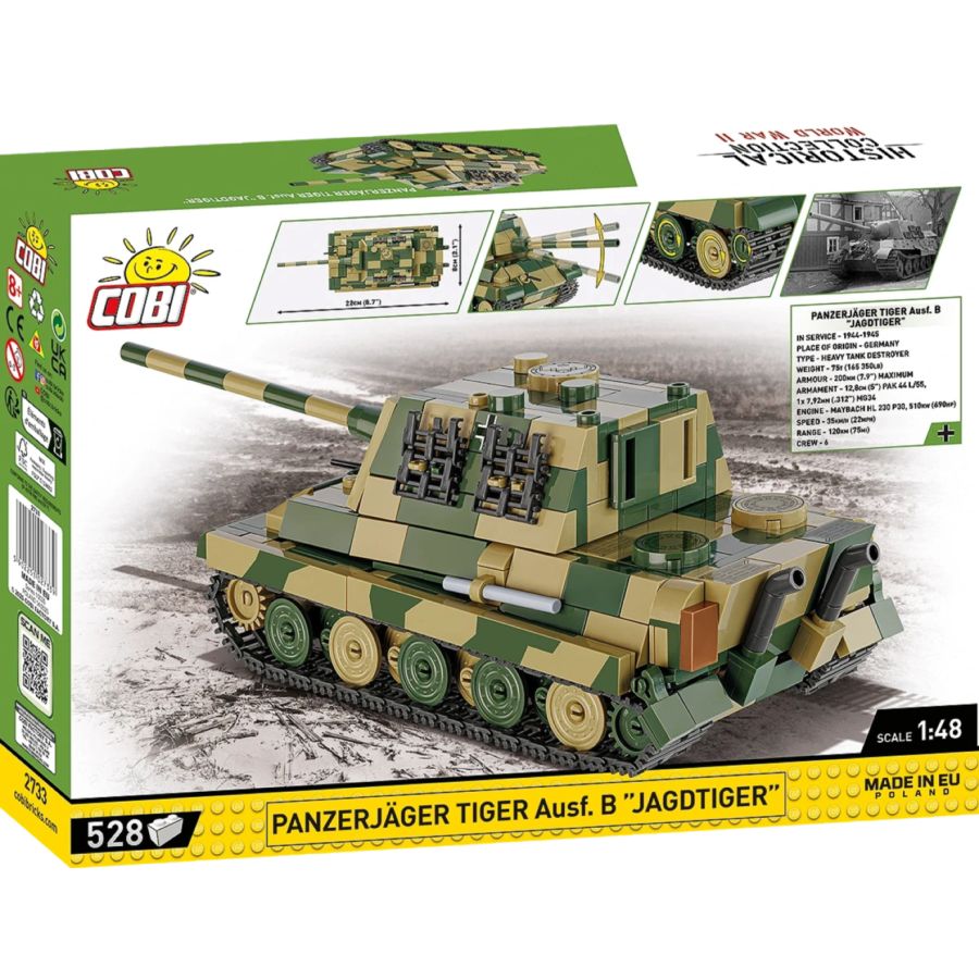 World War 2 - Panzerjager Tiger AUSF.B Brick Kit (528 Pieces)