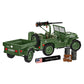 WW2 - Willys MB + Trailer Exclusive (1580 Pcs)