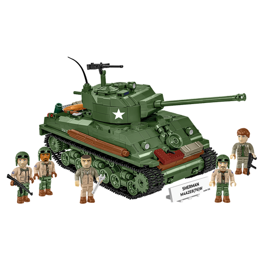 WW2 - Sherman M4A2E8(76)W (865 Pcs)