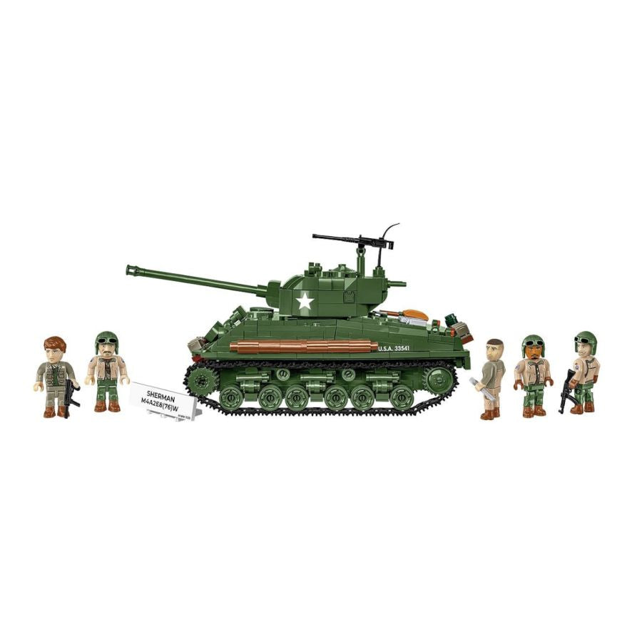 WW2 - Sherman M4A2E8(76)W (865 Pcs)