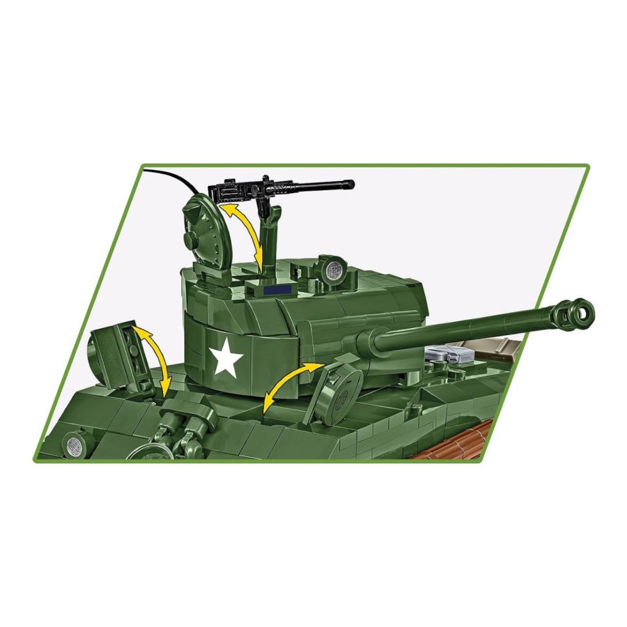 WW2 - Sherman M4A2E8(76)W (865 Pcs)