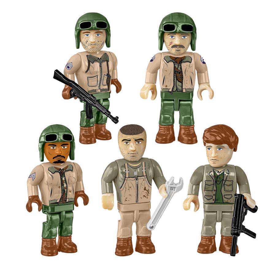 WW2 - Sherman M4A2E8(76)W (865 Pcs)