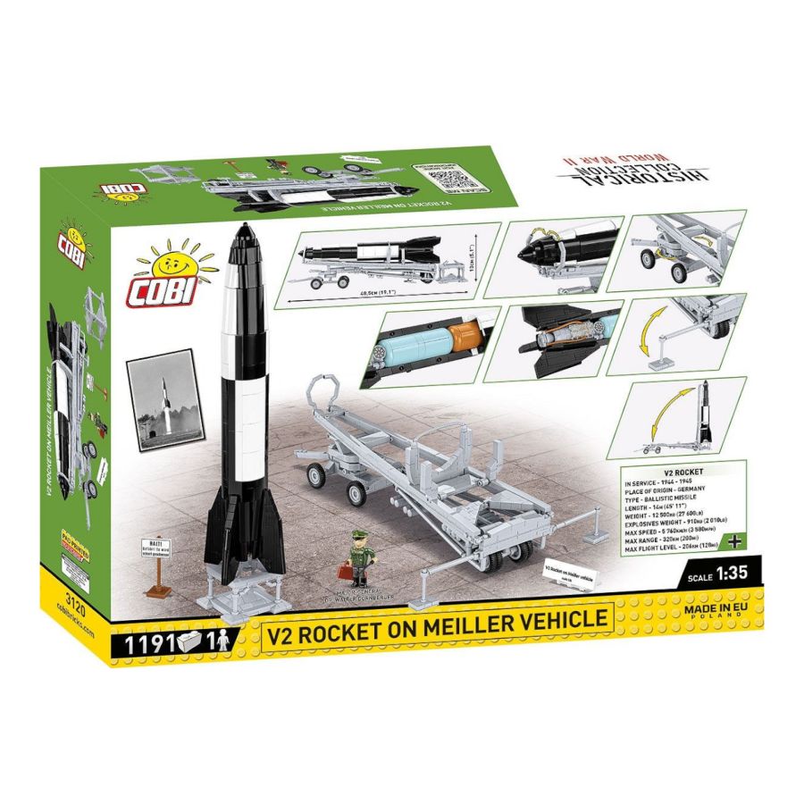 WW2 - V2 Rocket On Meiller Exclusive (1191 Pcs)