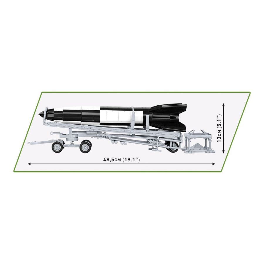 WW2 - V2 Rocket On Meiller Exclusive (1191 Pcs)