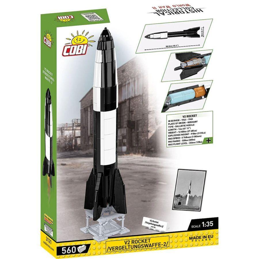 World War 2 - V2 Rocket (Vergeltungswaffe-2) Brick Kit (560 Pieces)