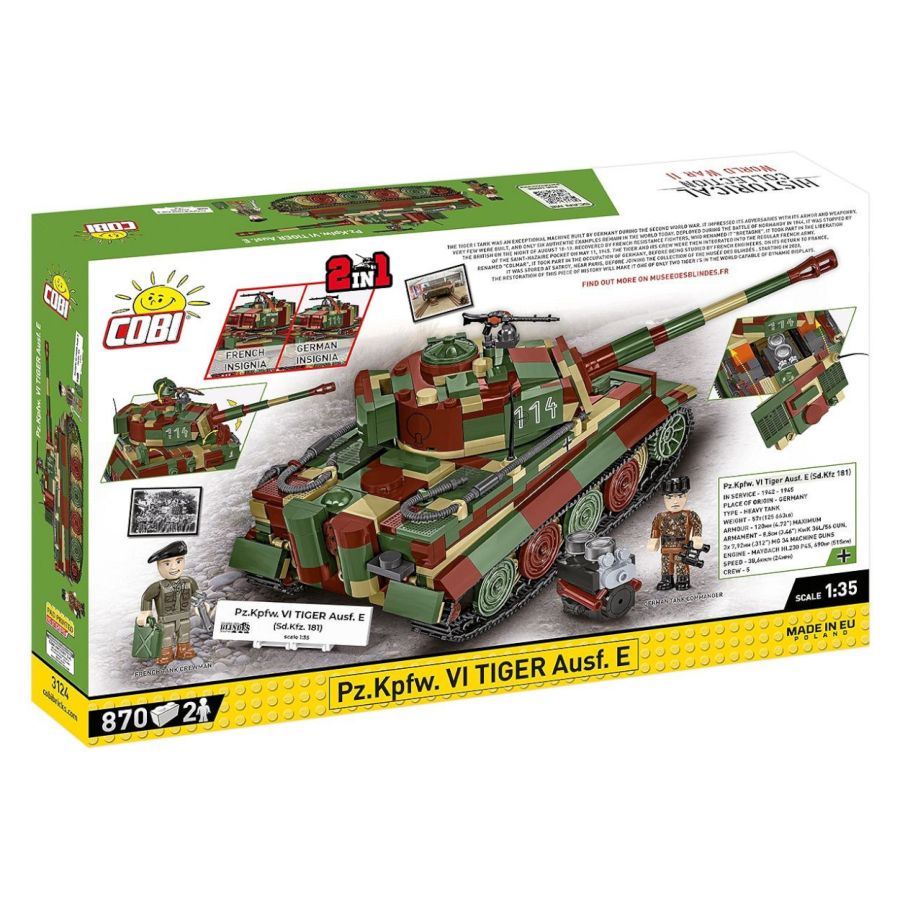 WW2 - Pz.Kpfw. VI Tiger Ausf.E (870 Pcs)
