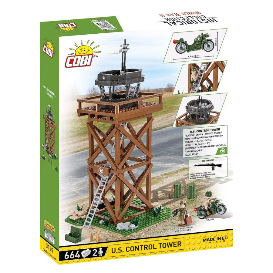 WW2 - U.S. Control Tower (664 Pcs)