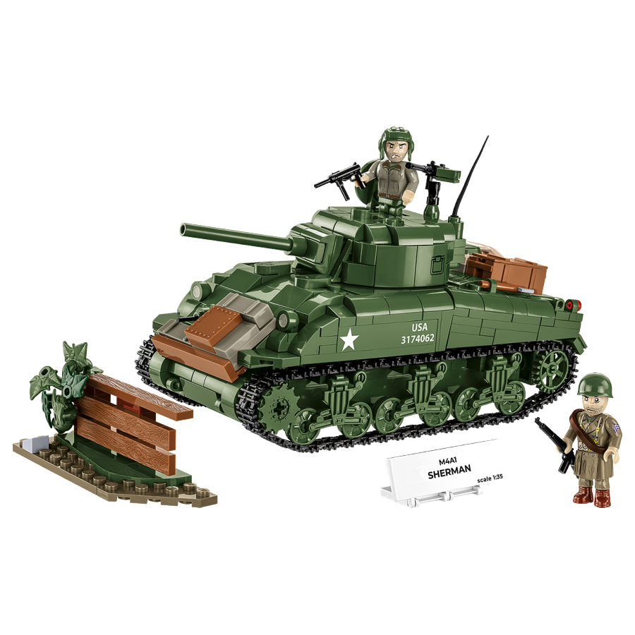 WW2 - M4A1 Sherman (663 Pcs)