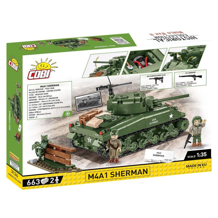 WW2 - M4A1 Sherman (663 Pcs)