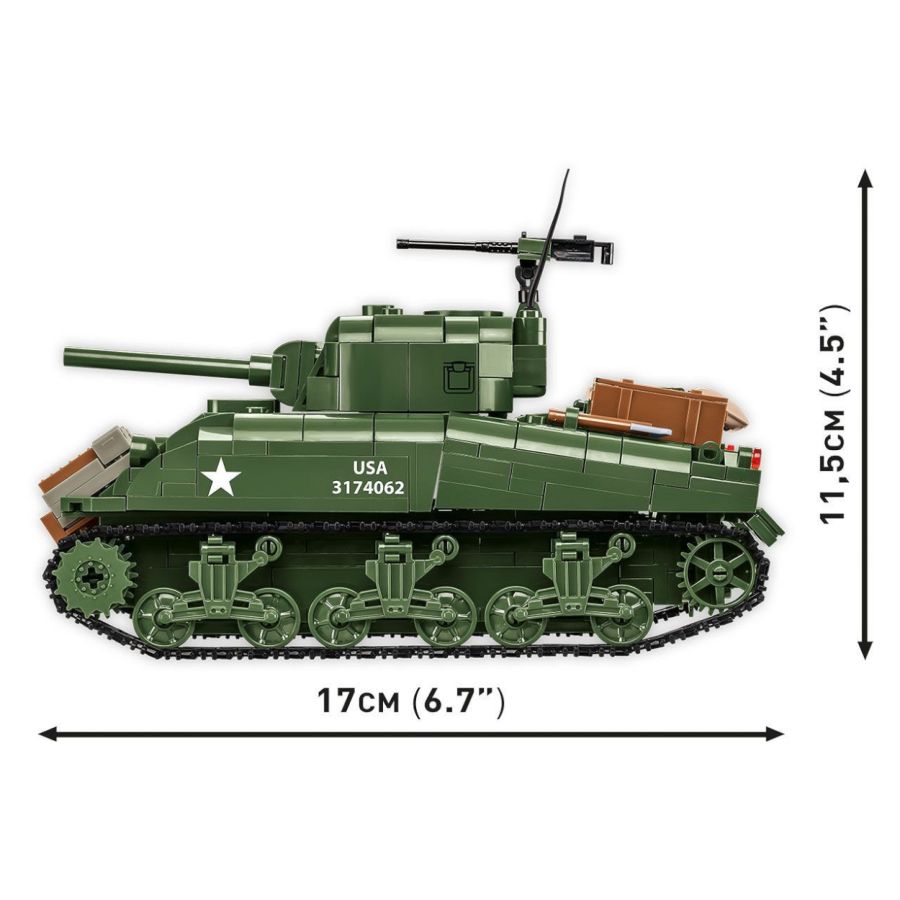 WW2 - M4A1 Sherman (663 Pcs)