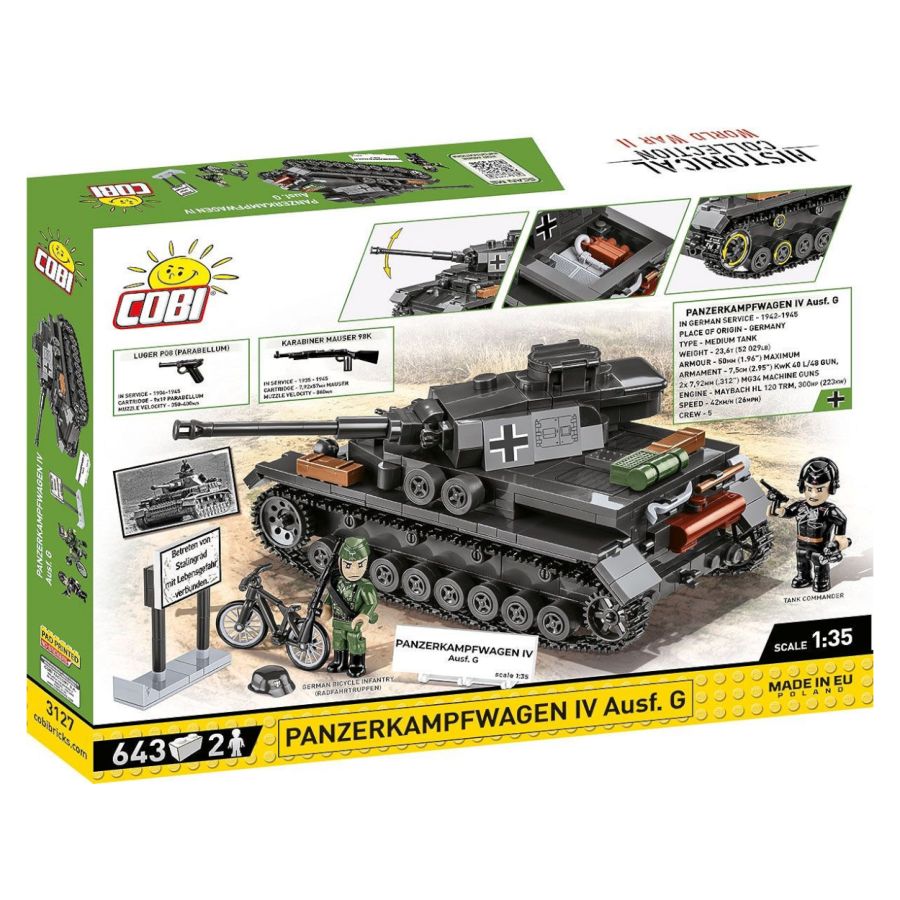 WW2 - Panzerkampfwagen IV Ausf (643 Pcs)