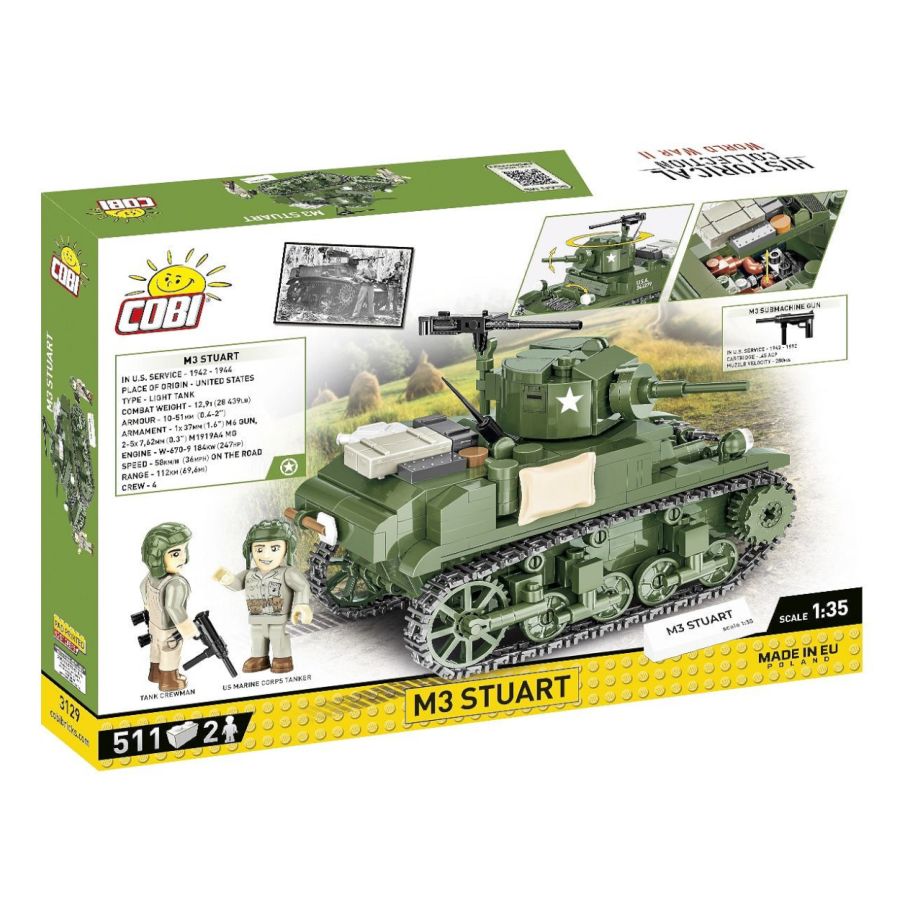 WW2 - M3 Stuart (511 Pcs)