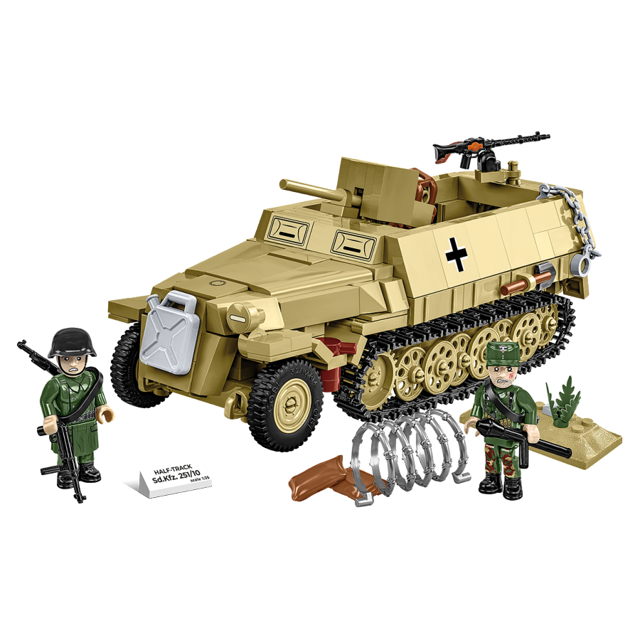 WW2 - Half-Track Sd.Kfz. 251/10 (500 Pcs)