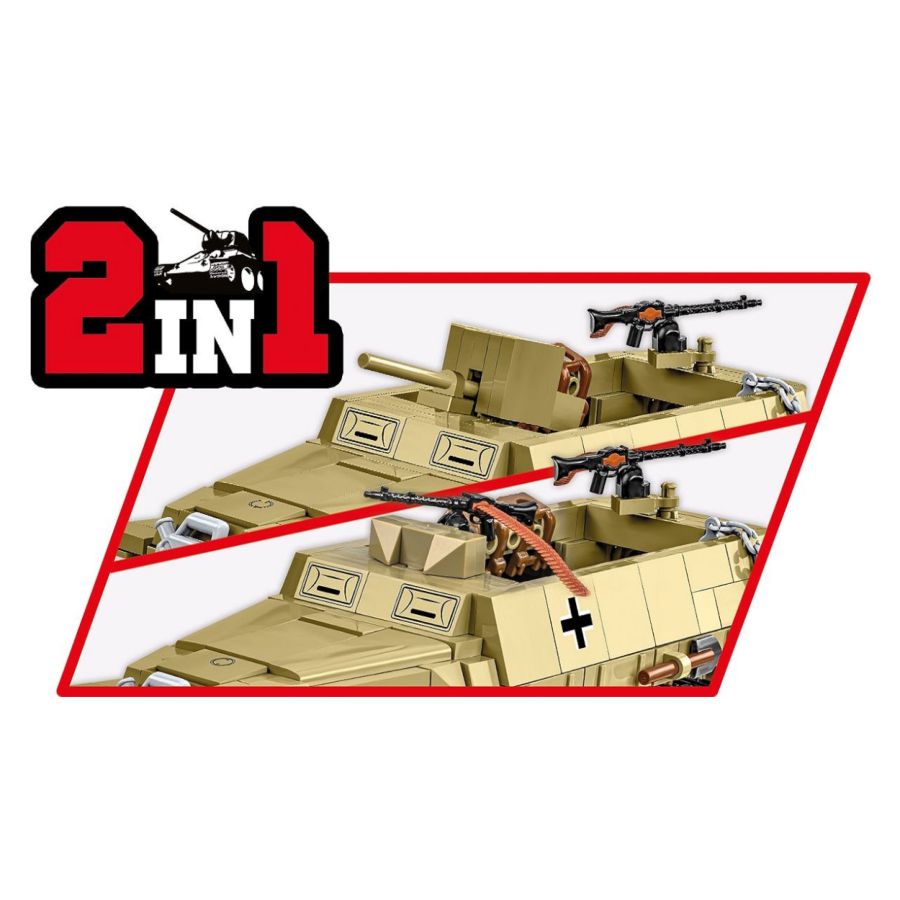WW2 - Half-Track Sd.Kfz. 251/10 (500 Pcs)
