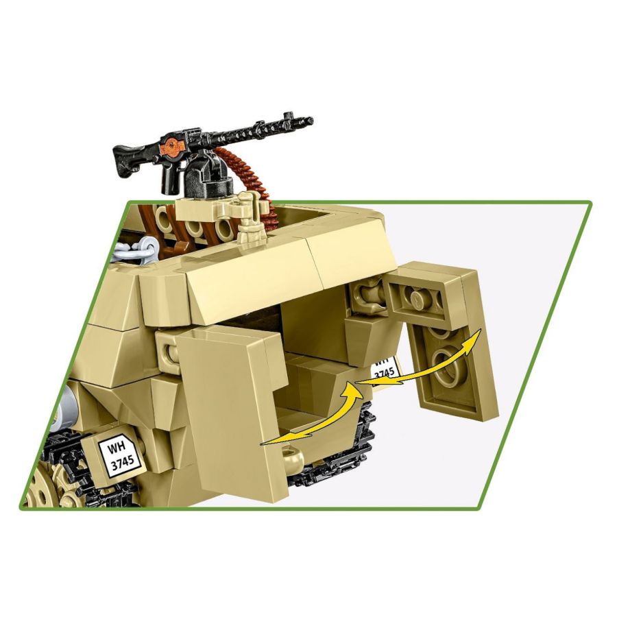 WW2 - Half-Track Sd.Kfz. 251/10 (500 Pcs)