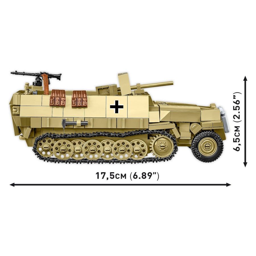 WW2 - Half-Track Sd.Kfz. 251/10 (500 Pcs)