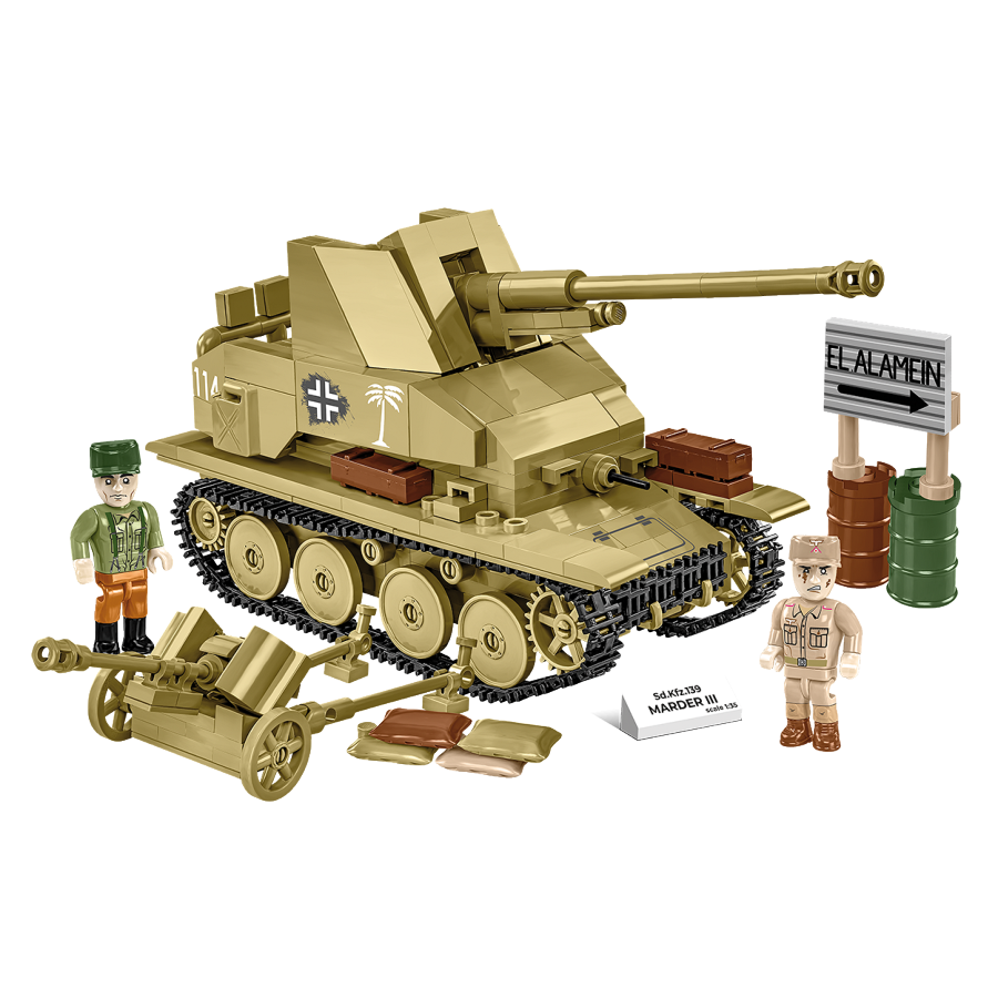 WW2 - Sd.Kfz.139 Marder III (486 Pcs)