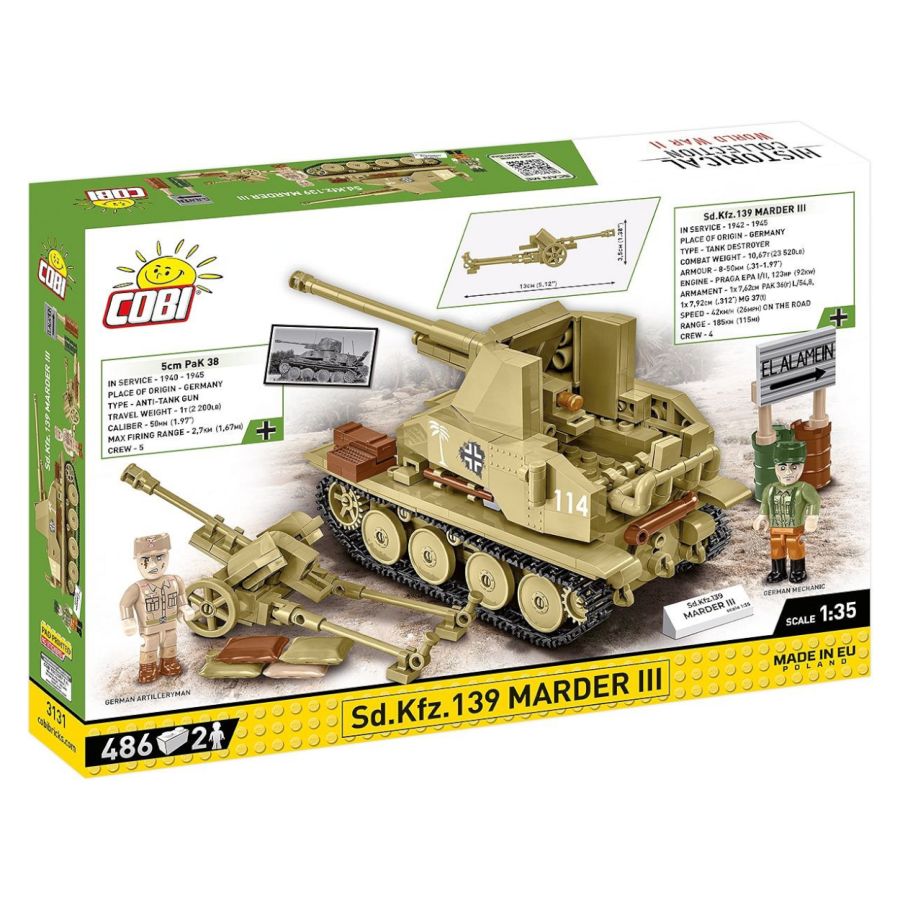 WW2 - Sd.Kfz.139 Marder III (486 Pcs)