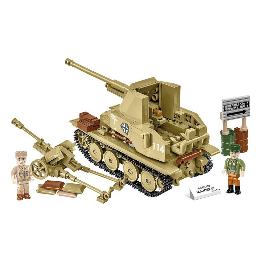 WW2 - Sd.Kfz.139 Marder III (486 Pcs)