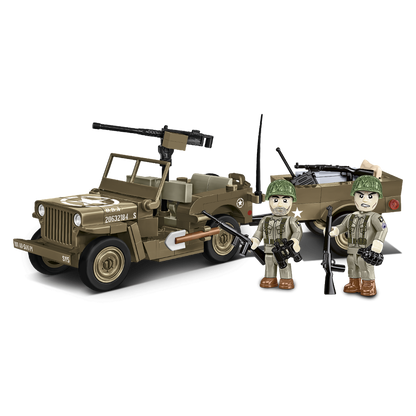 WW2 - Willys MB & Trailer (200 Pcs)