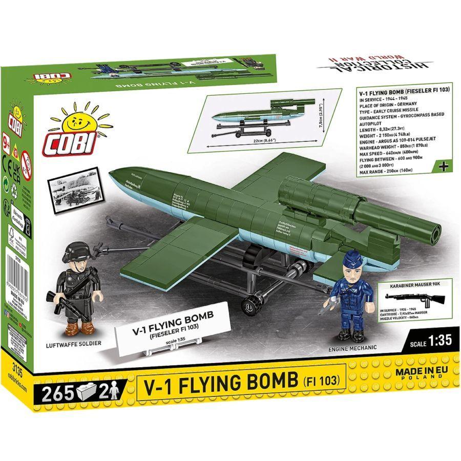 World War 2 - V-1 Flying Bomb (FI 103) Brick Kit (265 Pieces)