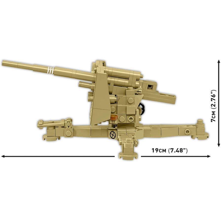 World War 2 - 8.8 cm Flak 18 Brick Kit (232 Pieces)