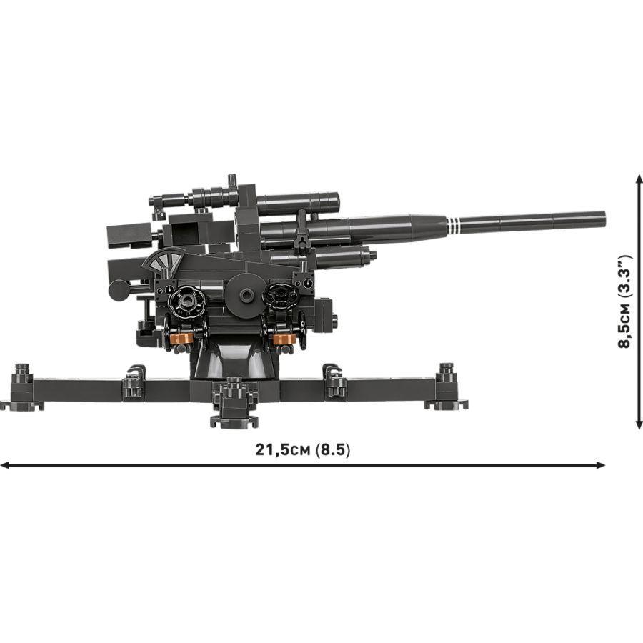 World War 2 - 10,5 cm Flak 39 Brick Kit (339 Pieces)
