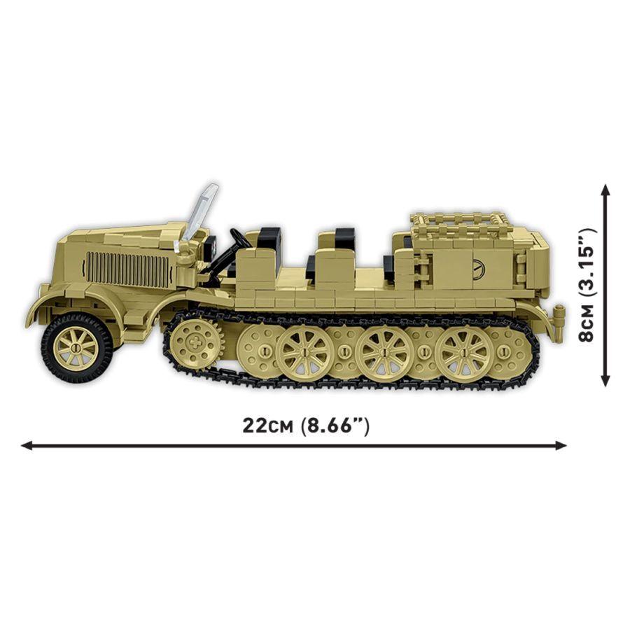 World War 2 - Sd.Kfz.8 Towing 8.8 cm Flak 36 Brick Kit (975 Pieces)