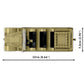 World War 2 - Sd.Kfz.8 Towing 8.8 cm Flak 36 Brick Kit (975 Pieces)