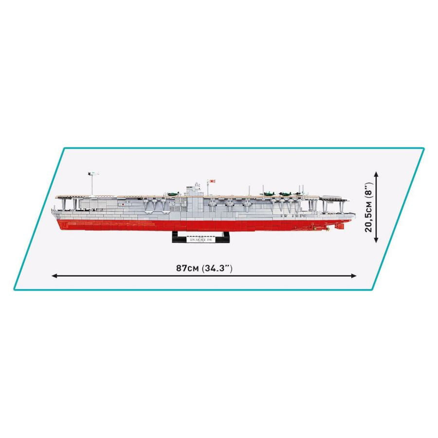 WW2 - IJN Akagi Aircraft Carrier (3573 Pcs)