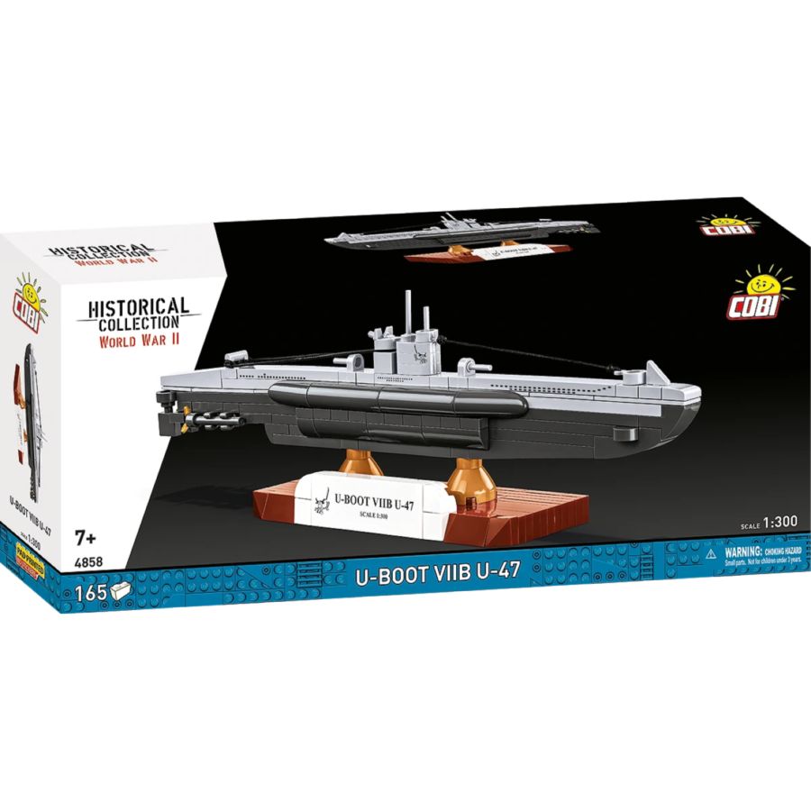 World War 2 - U-BOOT VIIB U-47 Brick Kit (165 Pieces)