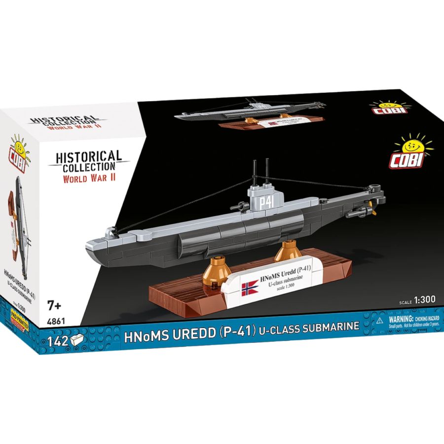 World War 2 - HNoMS Uredd (P-41) U-class Brick Kit (137 Pieces)