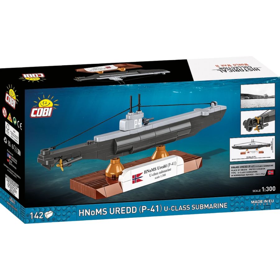 World War 2 - HNoMS Uredd (P-41) U-class Brick Kit (137 Pieces)