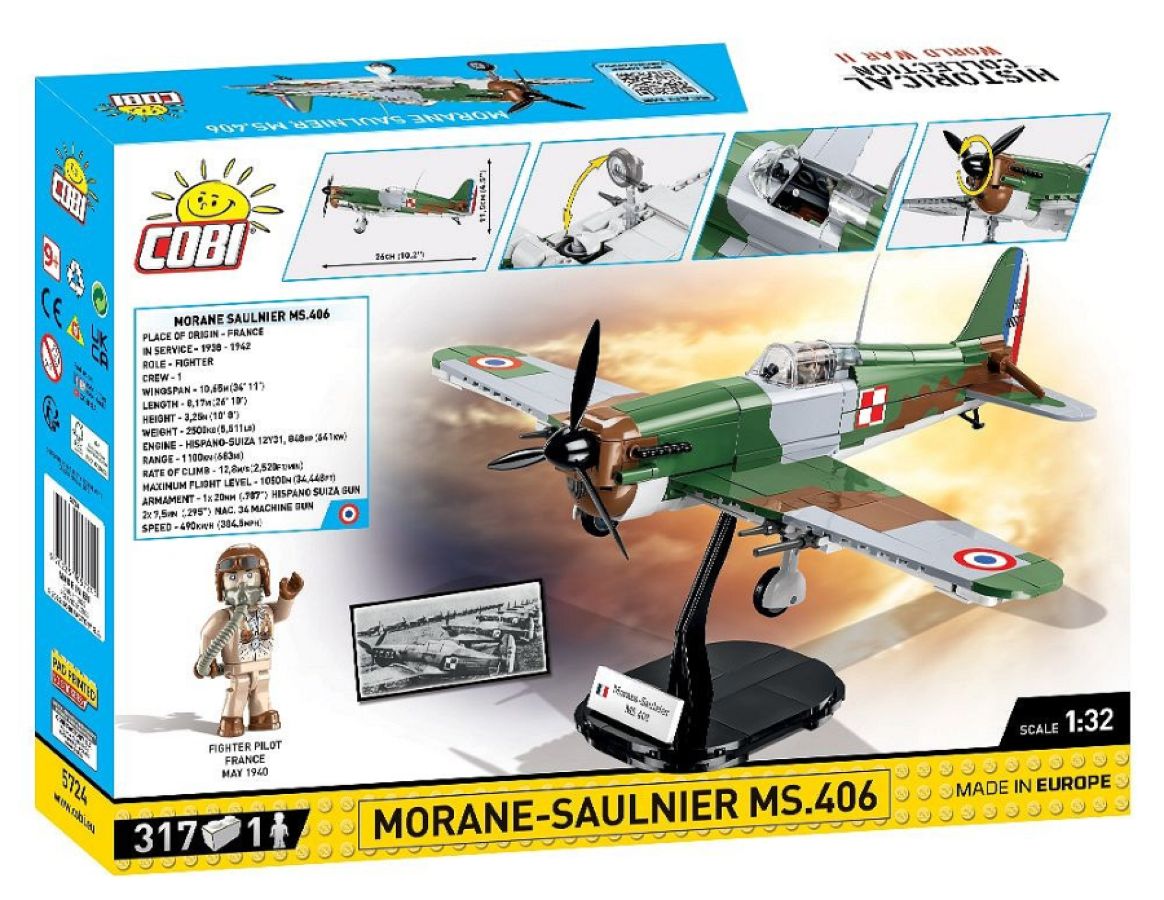 WW2 - Morane-Saulnier MS.406 (317 Pcs)