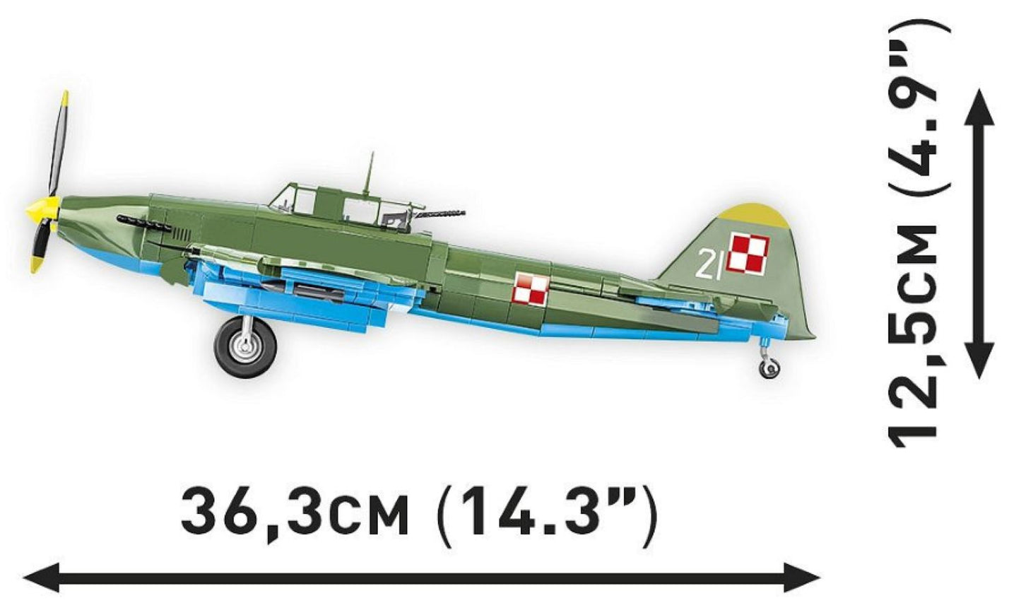 WW2 - IL-2M3 Shturmovik (623 Pcs)