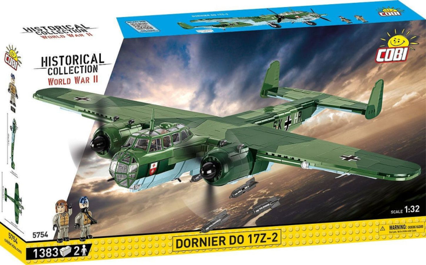 WW2 - Dornier Do 17Z-2 (1383 Pcs)