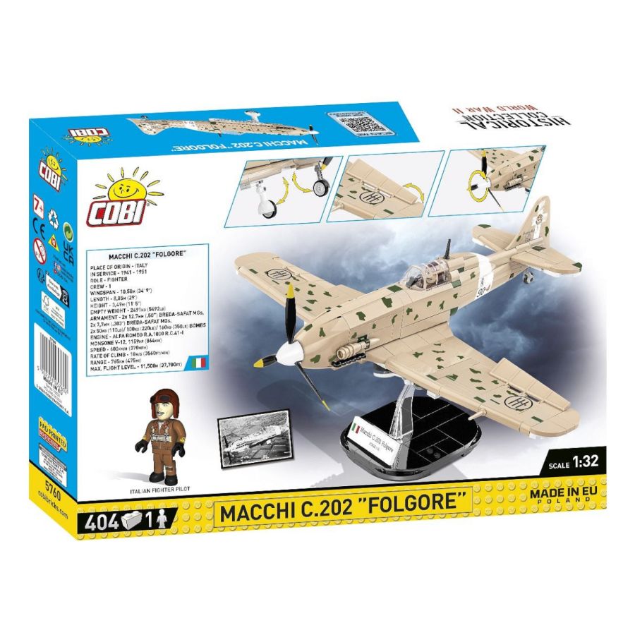 WW2 - Macchi C.202 Folgore (404 Pcs)