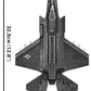 Armed Forces - F-35B Lightning Ii (USAF) (570 Piece Kit)