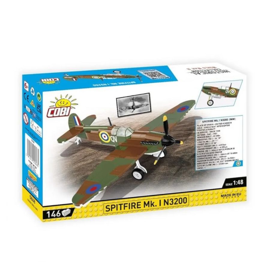 WW2 - Spitfire MK.I N3200 (146 Pcs)