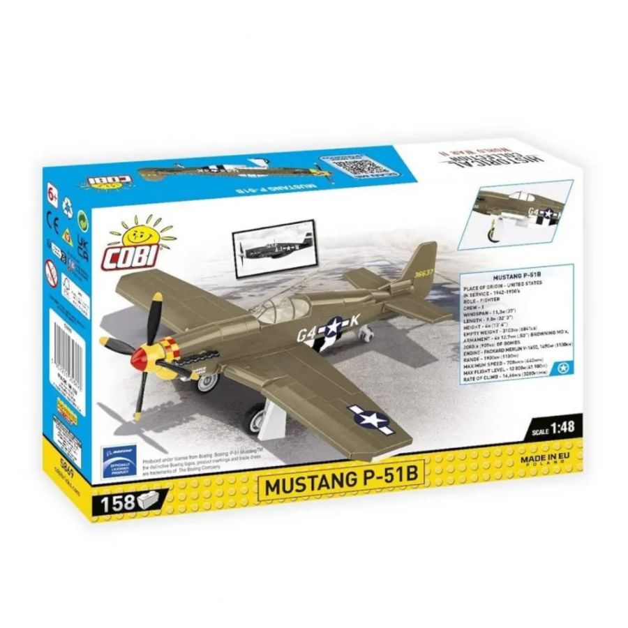 WW2 - Mustang P-51B (158 Pcs)
