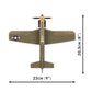 WW2 - Mustang P-51B (158 Pcs)
