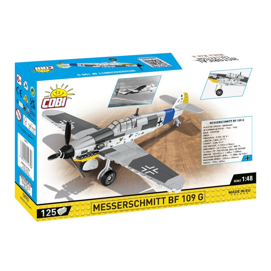 WW2 - Messerschmitt BF 109 G (125 Pcs)