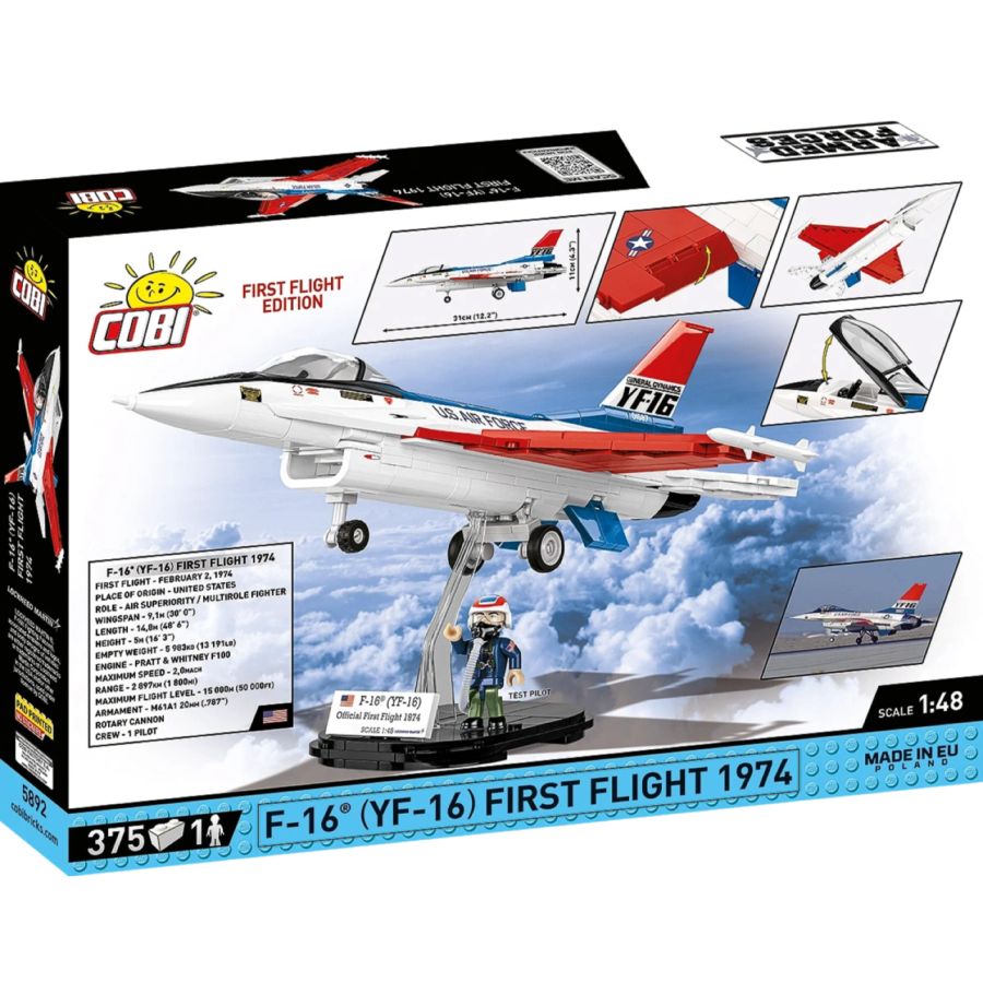 Armed Forces - F-16 FST Flight ED. Brick Kit (375 Pieces)